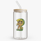 Банка с бамбуковой крышкой