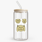 Банка с бамбуковой крышкой