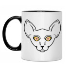 Кружка двухцветная