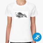 Женская спортивная футболка