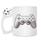 Кружка с футбольным мячиком