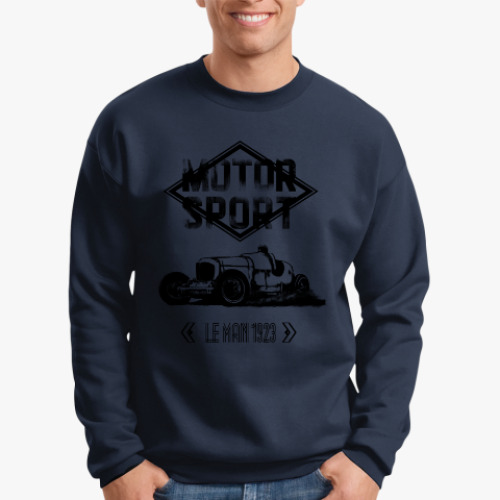 Свитшот с принтом автомобиль