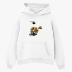 Толстовка худи оверсайз