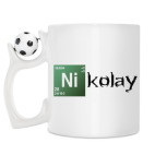 Кружка с футбольным мячиком