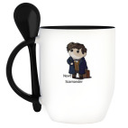 Кружка с ложкой