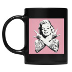 Кружка цветная UV-DTF