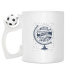 Кружка с футбольным мячиком