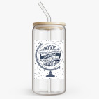 Банка с бамбуковой крышкой