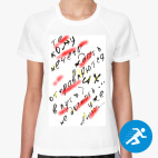 Женская спортивная футболка