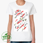 Женская футболка органик