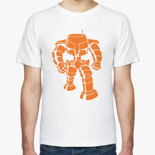 Футболка с принтом  Робот