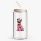 Банка с бамбуковой крышкой