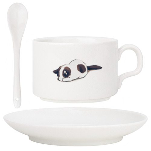 Кофейный набор с принтом Котята