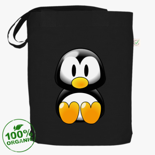 Сумка шоппер с принтом Tux