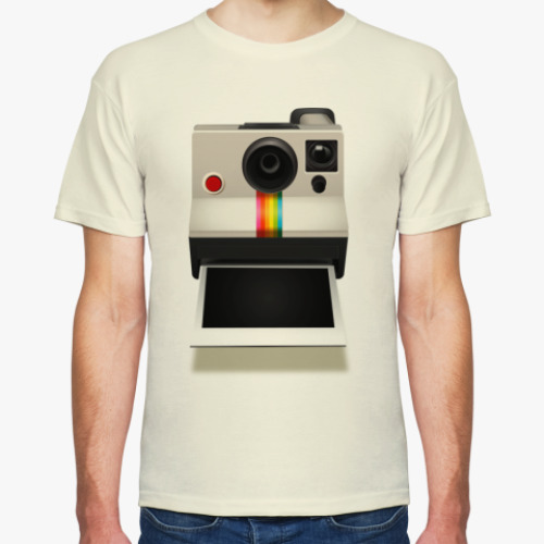 Футболка с принтом Полароид