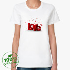 Женская футболка органик