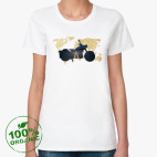 Женская футболка органик