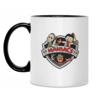 Кружка двухцветная