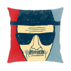 Подушка 35x35 см с цветной обратной стороной Heisenberg