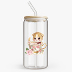 Банка с бамбуковой крышкой