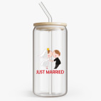 Банка с бамбуковой крышкой