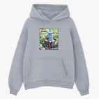 Толстовка худи оверсайз