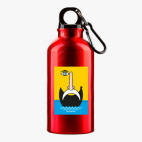 Металлическая бутылка 400 мл UV-DTF