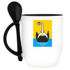 Кружка с ложкой