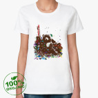 Женская футболка органик