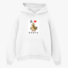 Толстовка худи оверсайз