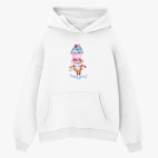 Толстовка худи оверсайз