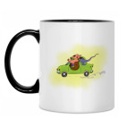 Кружка двухцветная