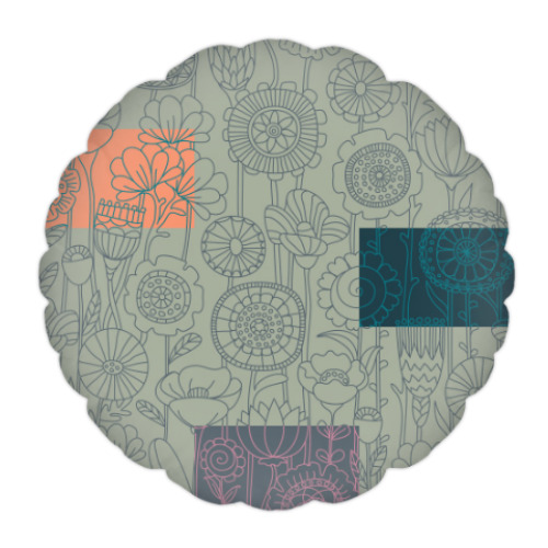 Подушка Цветочный узор