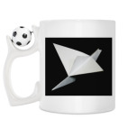 Кружка с футбольным мячиком