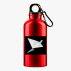 Металлическая бутылка 400 мл UV-DTF