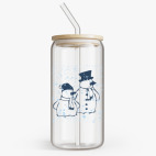 Банка с бамбуковой крышкой