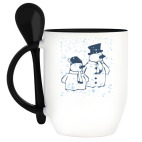 Кружка с ложкой