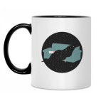 Кружка двухцветная