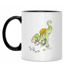 Кружка двухцветная