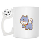 Кружка с футбольным мячиком