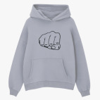 Толстовка худи оверсайз