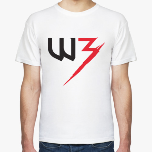 Футболка с принтом Ведьмак. Геральт