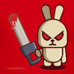 Злой кролик с пилой