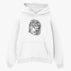 Толстовка худи оверсайз