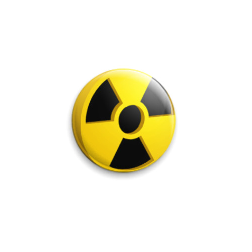 Значок 25мм radioactiviti