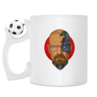 Кружка с футбольным мячиком