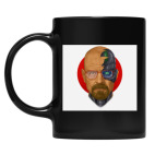 Кружка цветная UV-DTF