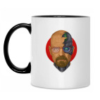 Кружка двухцветная