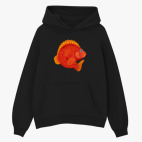 Толстовка худи оверсайз