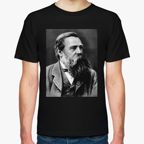 Футболка с принтом Фридрих Энгельс / Friedrich Engels